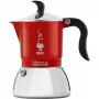 Stovetop Espresso Katliņš BIALETTI FIAMMETTA 2TZ Induction Sarkans, 2 tases