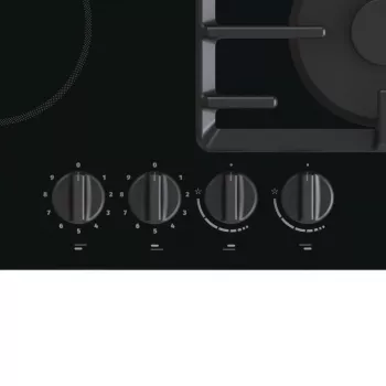 Gorenje GCE691BSC Melna Iebūvējama 60 cm Kombinētā Plīts 4 Zonas