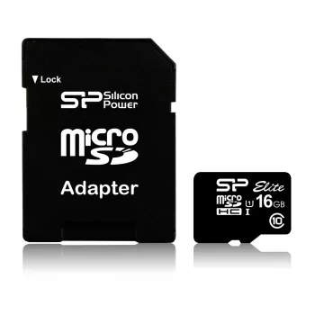 Silicon Power Elite 16 GB MicroSDHC Class 10 UHS-I atmiņas karte