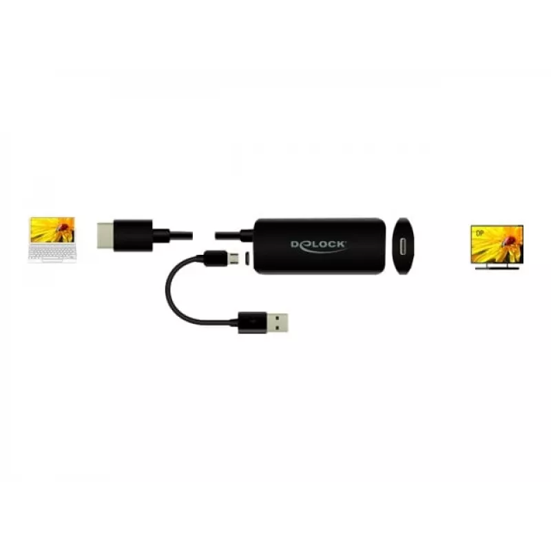 Adapter HDMI-A vīriņš uz USB Type-C sieviņa DeLOCK 63251
