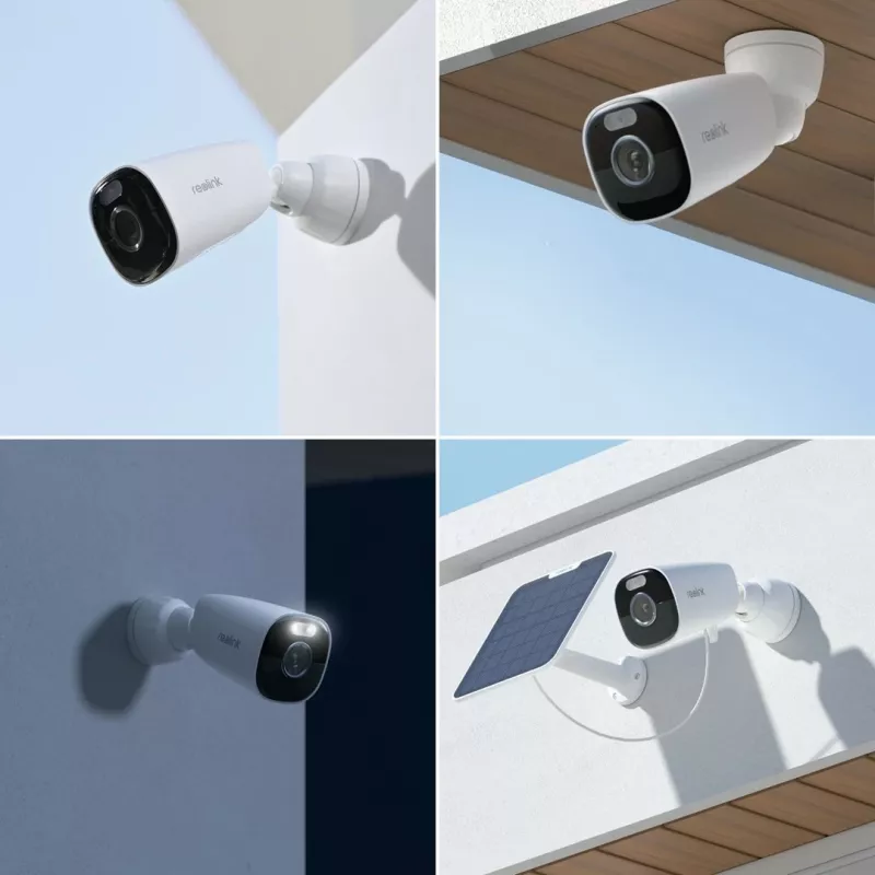 Reolink Argus Series B340 - 5MP bezvadu āra akumulatora kamera, 5/2,4 GHz Wi-Fi, viedā noteikšana, krāsu nakts redzamība