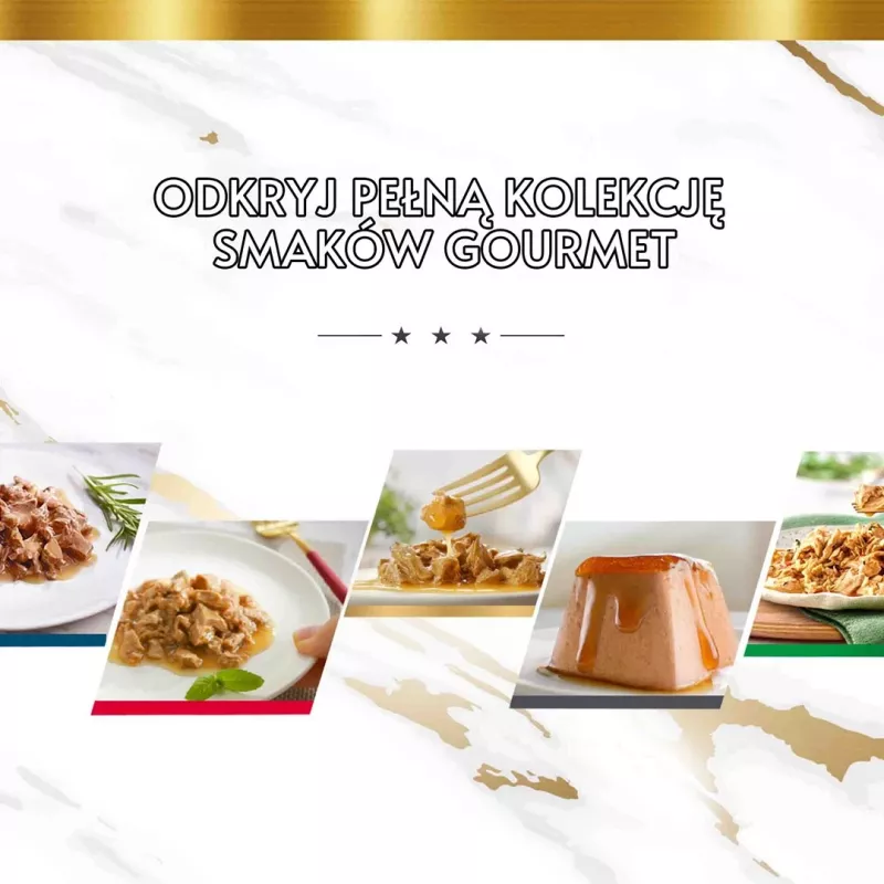 GOURMET Mon Petit Fish Mix - slapjā barība kaķiem - 6 x 50 g