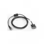 RS232 kabelis Motorola 25-63852-01R melns
