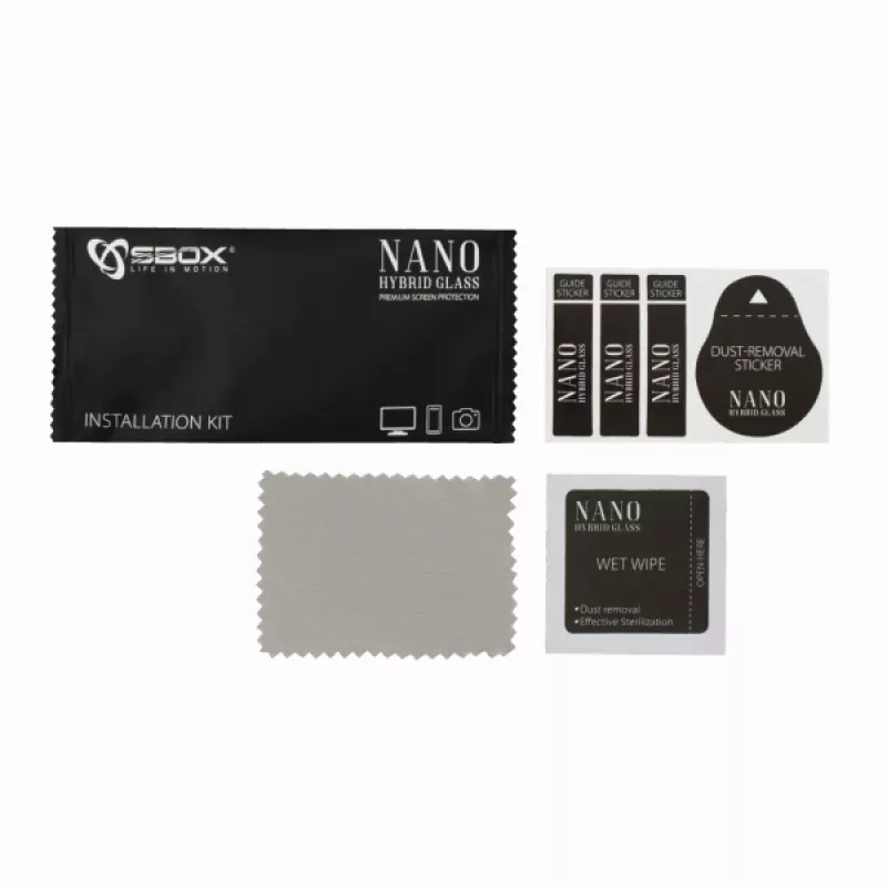 Sbox Nano Hybrid Glass 9H aizsargstikls Samsung Gear S3 Frontier