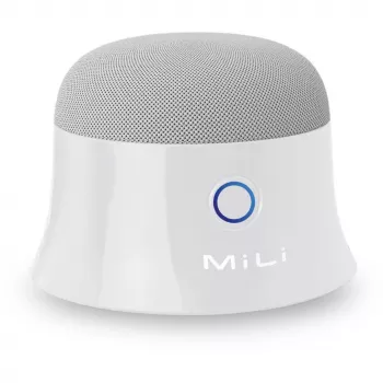 Mono portatīvais skaļrunis MILI Ultron 461891 — 3 W RMS, bezvadu, iebūvēts 420 mAh akumulators, balts