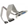 Lentes kabelis ar slotu kronšteinu DeLOCK 85644
