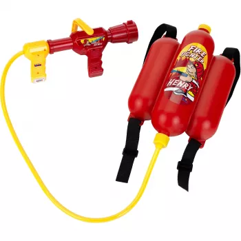 Theo Klein Professional Firefighter Mugursomas Ūdens Šļūtene Rotaļlieta