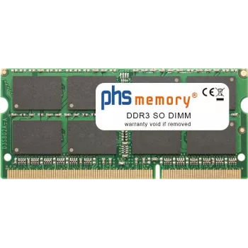PHS-memory 16GB DDR3 SO-DIMM 1600MHz PC3L-12800S 204-pin atmiņas modulis 1,35V (SP356582)