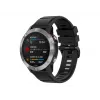 Silicone siksniņa 22mm Garmin QuickFit FIXED — melna