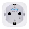Shelly Plug PM Gen3 Matter 13A viedais kontaktdakšas ligzds, balts