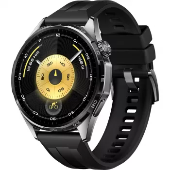 Huawei WATCH GT6 46 mm AMOLED 1.47 collu viedpulkstenis Melns GPS