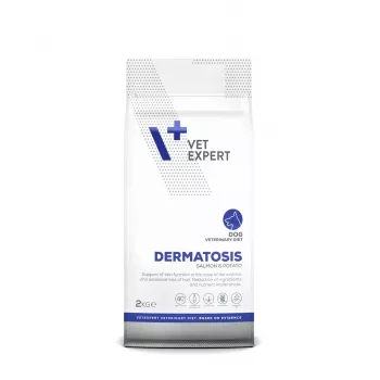 VET EXPERT Veterinary Diet Dermatosis Dog Salmon & Potato - sausā barība suņiem - 2 kg