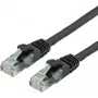 UTP PatchCord Cat6a CU Melns 0.3m - Tīkla kabelis (21.99.1464)