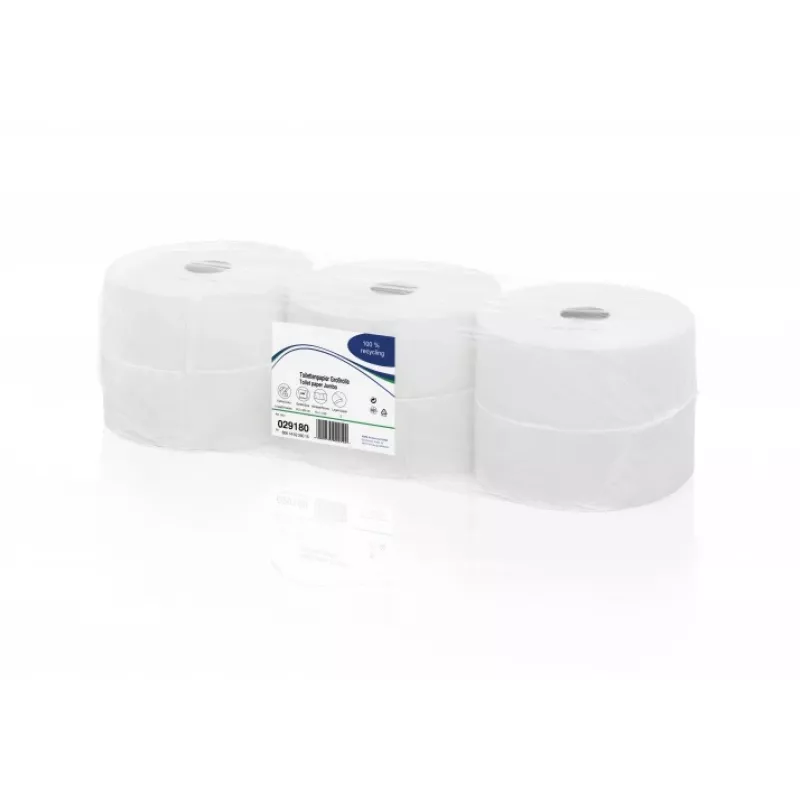WEPA Toilet paper roller TPMB2275, 275m 1100 sheets, 9.2 x 25, Recycled tissue, (6pcs)