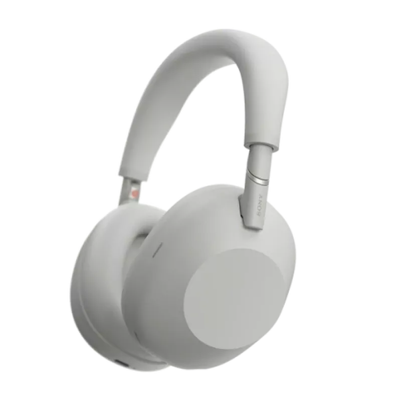 Bezvadu austiņas Sony WH-1000XM6 — trokšņu slāpēšana, Bluetooth, Platinum Silver