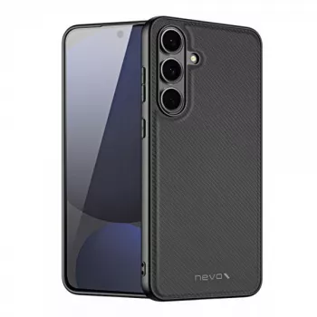 nevox StyleShell NYLO Samsung Galaxy S25 FE melns (2576)