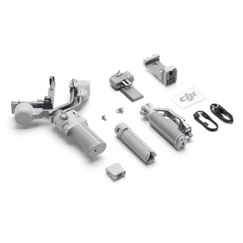 Gimbal stabilizators DJI RS 4 Mini Combo — kompakts un viegls rokas stabilizators bezspoguļa kamerām