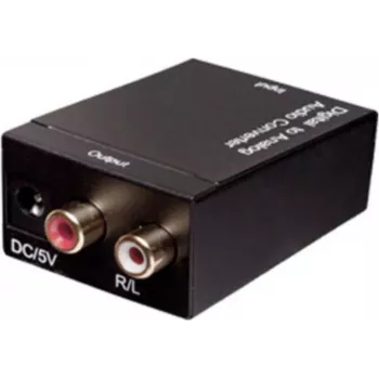 Audio pārveidotājs ShiverPeaks 69130 — digitālā signāla pārveidotājs kabelī audio savienojumiem
