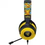 Galvas austiņas Razer Kraken V4 X Pokemon — Vadu USB-C/USB-A, Supraaurālas, 20–20000 Hz, 1.8 m kabelis, 310 g, Melna/Dzeltena