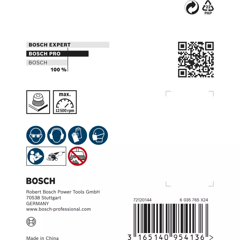Bosch 2 608 620 727 kausveida suka leņķa slīpmašīnai