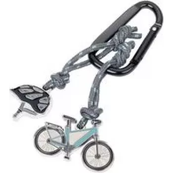 Atslēgu piekariņš TROIKA E-BIKE KR24-02/BK izturīgs un viegls