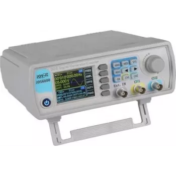 Joy-it JDS6600 Funkciju ģenerators, tīkla barošana 0 Hz - 60 MHz, 2 kanāli: Sinuss, Trīsstūris, Taisnstūris, Impulss, Troksnis, Lorenca līkne (JT-JDS6600)