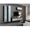 TV statīvs VIGO NEW 30/180/40, 1800×400×300 mm, melna virsma, skaidu plātnes rāmis