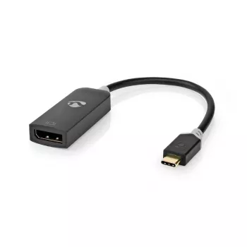 Nedis USB-Adapter USB 3.2 Gen1 - USB-C™ Spraudnis, DisplayPort Ligzda, 0.20 m, Apaļš, Apzeltīts, PVC, Pelēks