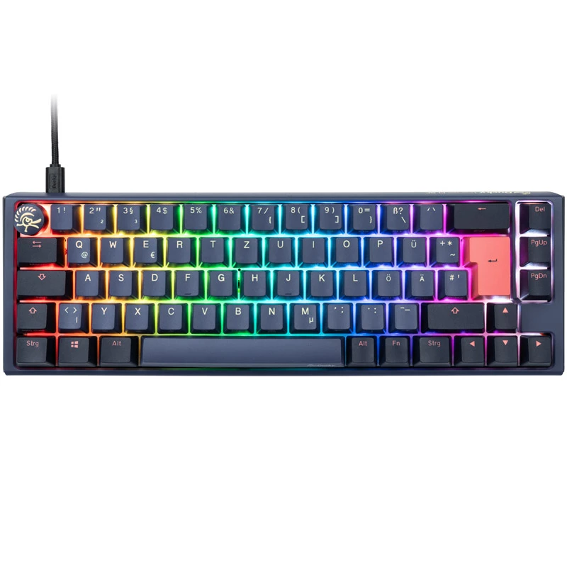 Ducky One 3 SF tastatūra Gaming USB QWERTZ Vācu Zils