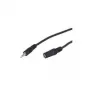 Wentronic Goobay 3,5 mm ligzdas pagarinātājkabelis, melns, 10 m - 3,5 mm spraudnis (3-pin, stereo) > 3,5 mm ligzda (3-pin, stereo) (50935)
