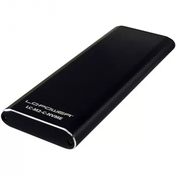 Ārējais SSD korpuss LC-Power LC-M2-C-NVME Melns M.2