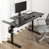 Ergo Office rakstāmgalds ar regulējamu augstumu, 140x68 cm, melns