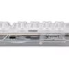 Crystal Shark, Gaming tastatūra balta, DE-izvietojums, KTT