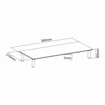 Sbox DS-610 Pacēlājs monitoram vai klēpjdatoram