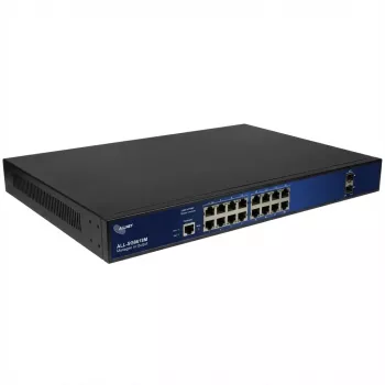 ALLNET ALL-SG8618M pārvaldāmais komutators, 16x Gigabit + 2x SFP, 19 collas