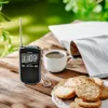Camry CR 1905 pārnēsājamais mini radio ar modinātāju, melns