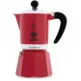 Bialetti Stovetop Espresso Maker Rainbow 3 cups Red