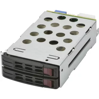 Supermicro MCP-220-82616-0N melns aizmugurējais komplekts diviem 2,5" diskiem (hot-swap)