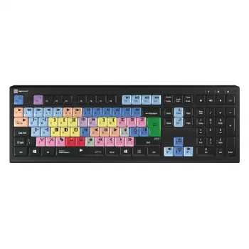 Logickeyboard ASTRA 2 Avid Media Composer tastatūra ar fona apgaismojumu, PC, UK izkārtojums (LKB-MCOM4-A2PC-UK)