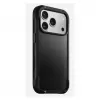 Mobilā telefona maciņš Nomad Rugged Leather Case Apple iPhone 17 Pro, āda/TPU/PC/alumīnijs, 16 cm (6,3 collu) ekrāniem, melns
