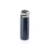Ceļojumu krūze Leifheit 03275 600 ml nerūsējošais tērauds, dubultsienu, necaurplūstoša, atlokāms vāciņš, rokturis, melna/zila