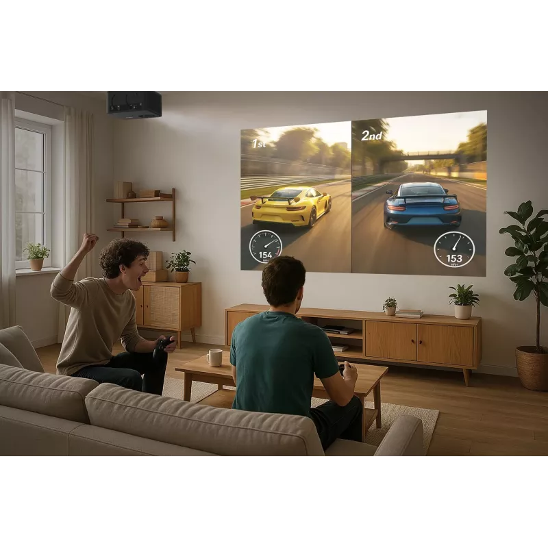 Optoma Photon Life PK32 standarta projekcijas projektors 1100 ANSI lūmenu DLP UHD 4K (3840x2160) 3D Melns