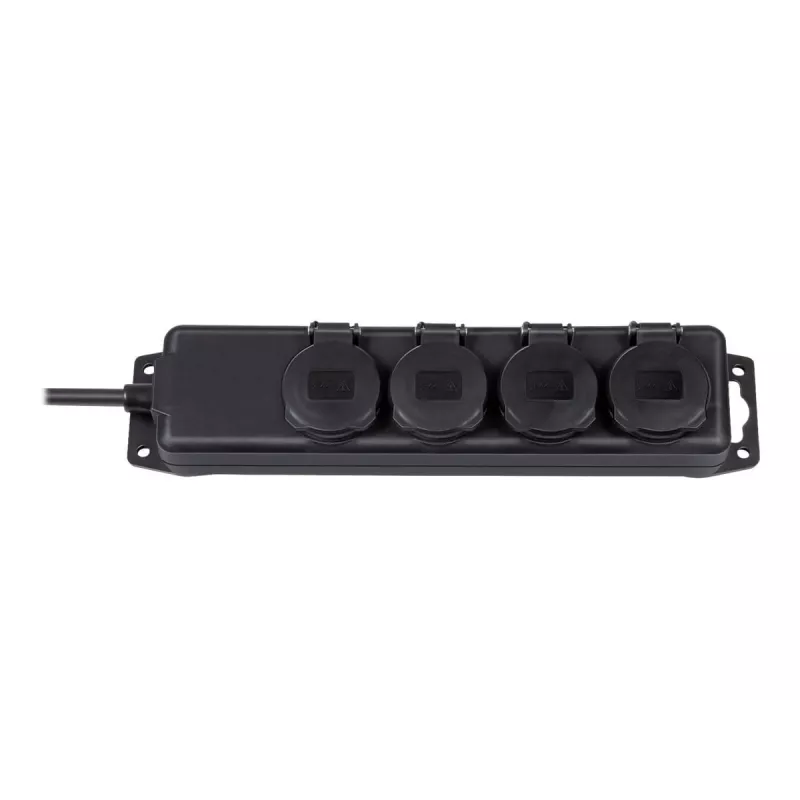 Brennenstuhl pagarinātājs IP44 4-vietīgs melns 2,0m H07RN-F 3G1,5 - 1159960