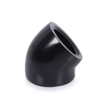 Alphacool 17590 Eiszapfen šļūtenes savienotājs 45° misiņš melns 21mm