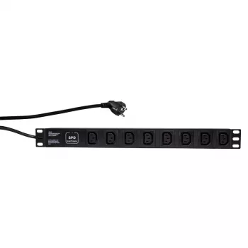Strāvas sadalītājs LogiLink PDU8A01, 8×C13, 1U, 19 inch