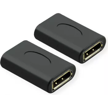 Value 12.99.3165 Adapter (1x DisplayPort ligzda - 1x DisplayPort ligzda) Melns
