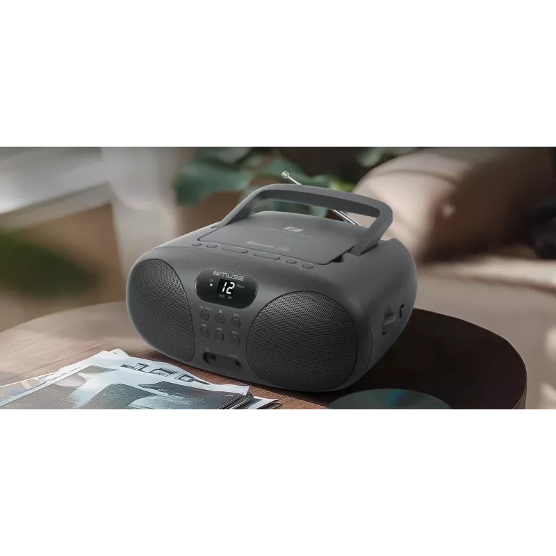 Muse Portatīvais CD atskaņotājs ar radio un Bluetooth MD-208BT