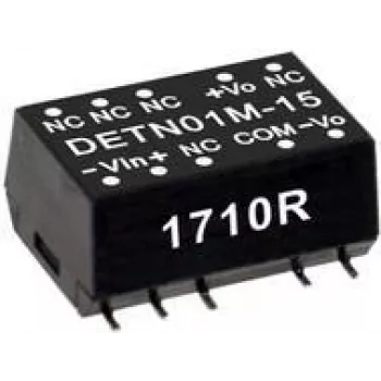 Elektriskais pārveidotājs MEAN WELL DETN01N-15 1W 21,6-26,4V 34mA