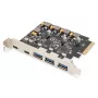 PCIe karte Digitus 2x USB-C 3x USB-A