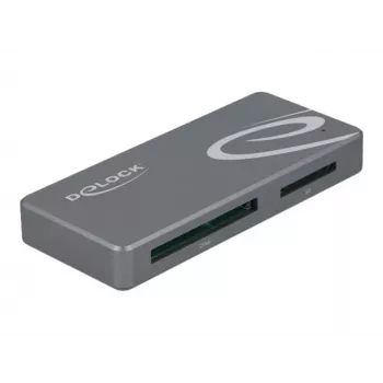 Karšu lasītājs DeLOCK USB Type-C CFast SD + USB centrmezgls
